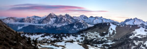Lever du jour sur le massif du Néouvielle - Hautes-Pyrénées