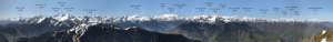 La chaine des Pyrénées